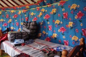Durmiendo en un yurta en Mongolia
